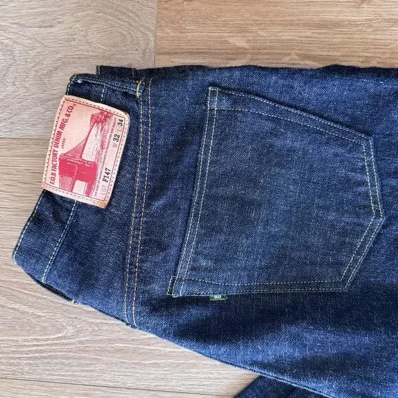 FOB FACTORY "F147" Selvedge Denim 5P Size 32 RP200 - Made in Japan - Picture 4 of 5